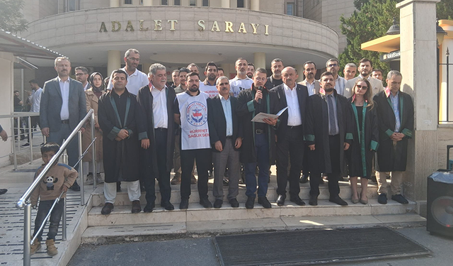 Şanlıurfa'da Avukat ve Sağlıkçılardan Filistin'deki Soykırıma Tepki