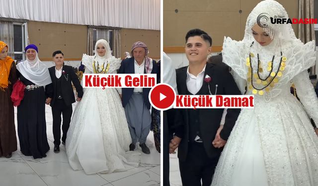 Şanlıurfa Viranşehir'de Gelin ve Damadın Yaşı Dikkat Çekti