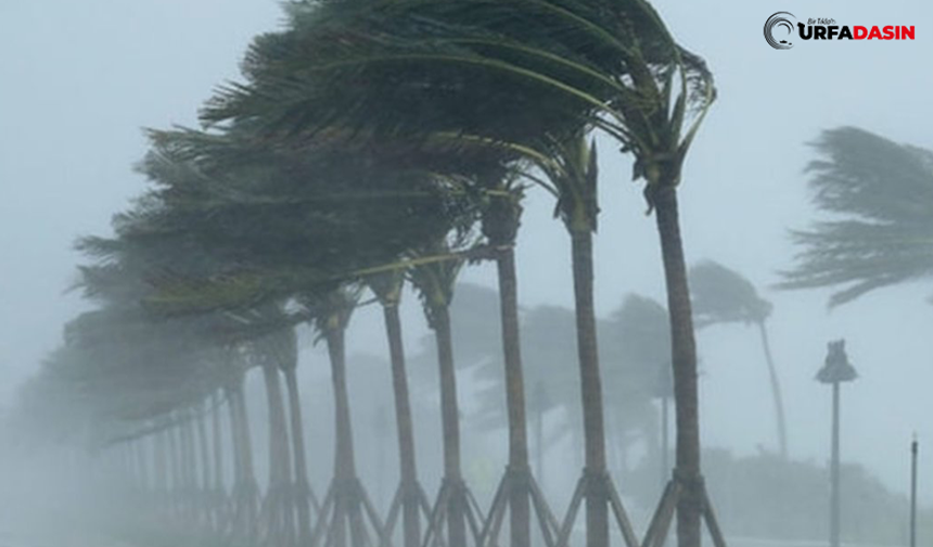 Güne Yağmurlu Başlayan Şanlıurfa'ya Sağanak ve Kuvvetli Rüzgar Uyarısı