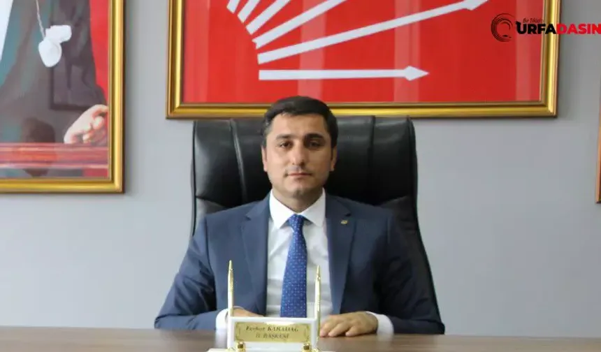 CHP Şanlıurfa İl Başkanı Ferhat Karadağ'dan Sulama Birliklerine Tepki