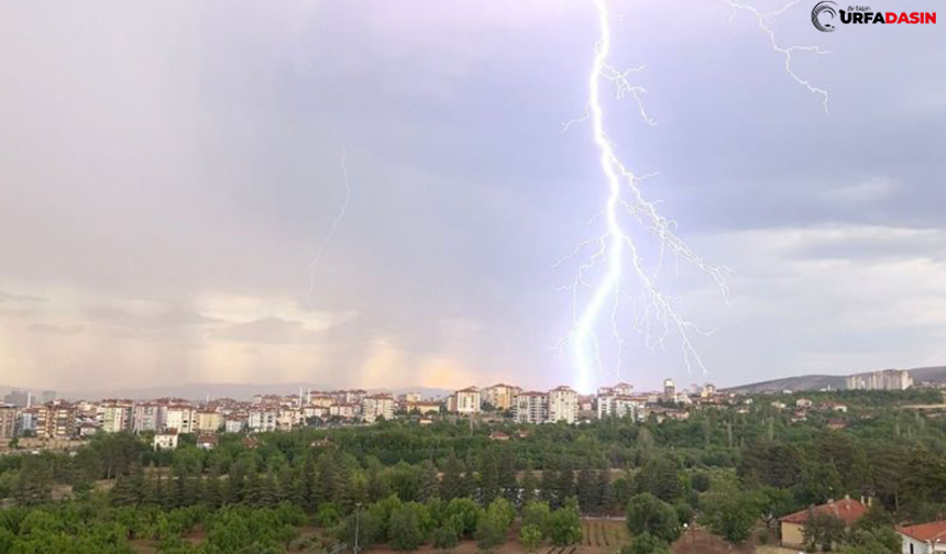 Şanlıurfa'da Üzerine Yıldırım Düşen Kişi Ağır Yaralandı