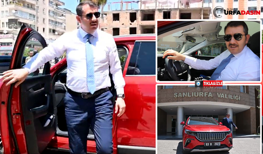 Şanlıurfa Valisi Salih Ayhan TOGG İle Test Sürüşü Yaptı