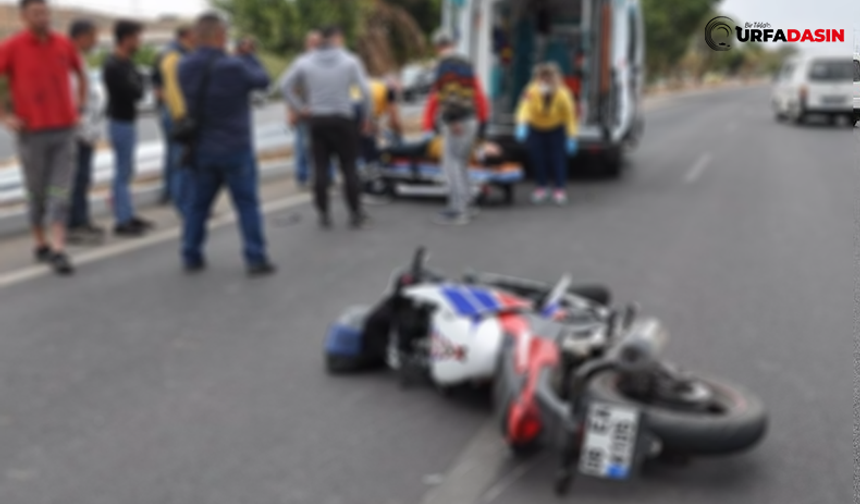 Şanlıurfa'da Motosiklet Karşıya Geçmeye Çalışan Yayaya Çarptı: 2 Yaralı
