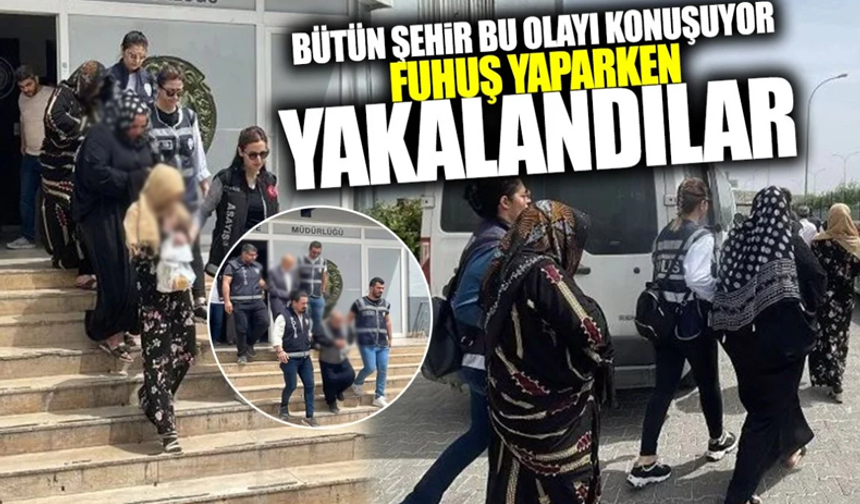 Şanlıurfa'da fuhuş iddiasıyla 9 şüpheli gözaltına alındı