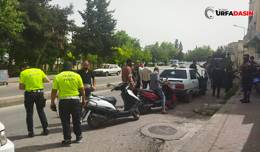 Şanlıurfa'da Motosiklet Denetiminde Sürücülerine Ceza Yağdı