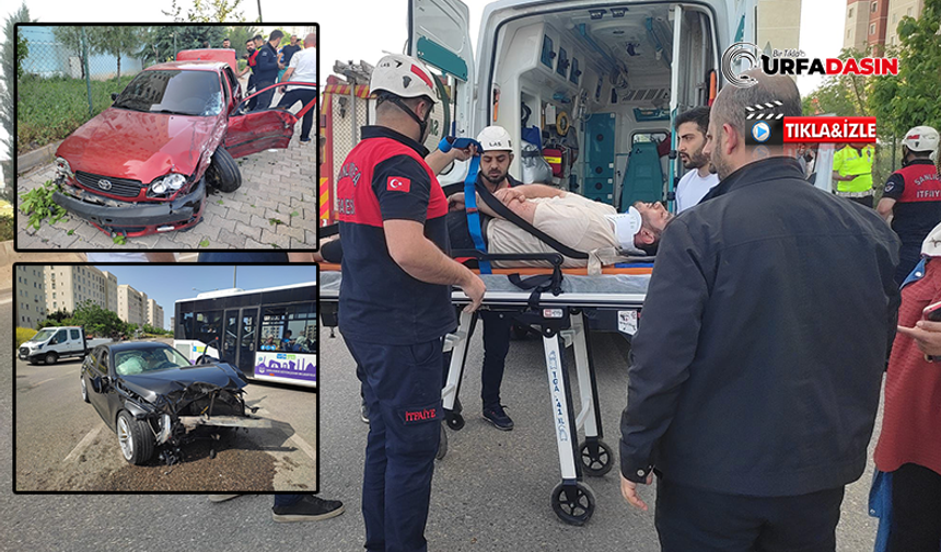 Şanlıurfa’da Trafik Kazası: Araçta Sıkışan Yaralıyı İtfaiye Kurtardı