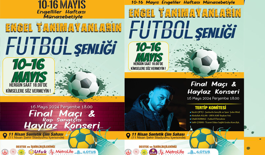 Engel Tanımayanların Futbol Şenliği 10 Mayıs'ta Başlıyor