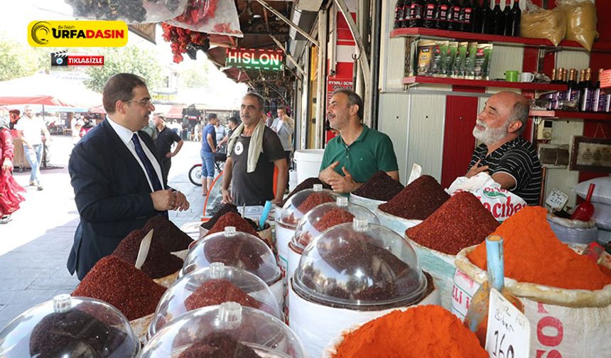 Başkan Canpolat, Esnaf Ve Vatandaşlarla Bir Arada