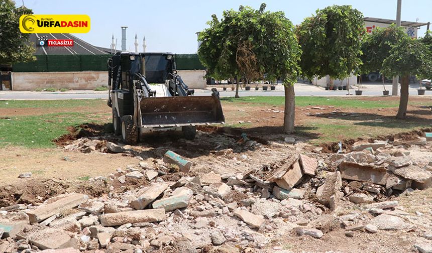 Haliliye’de Yeni Park Çalışmaları Sürdürülüyor