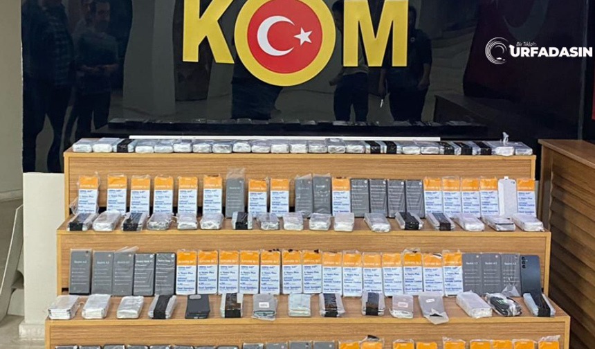 Şanlıurfa’da 3,5 Milyon Değerinde Kaçak Cep Telefonu Ele Geçirildi