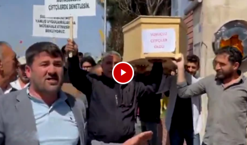 Şanlıurfalı Çiftçilerin Tabutlu Eylemi