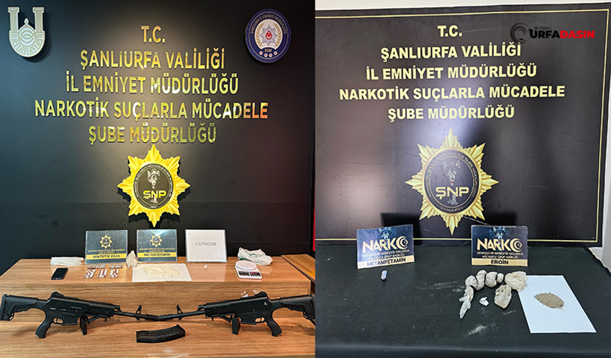 Şanlıurfa ve İlçelerde Narkotik Operasyonları: 9 Tutuklama