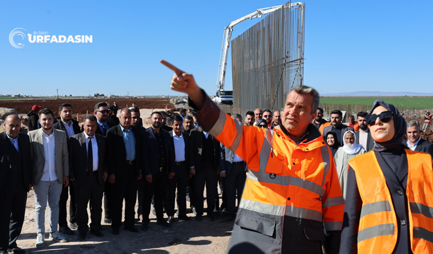 AK Parti Şanlıurfa Milletvekili Yazmacı'nın İncelediği Viranşehir Çevre Yolunda Hummalı Çalışma