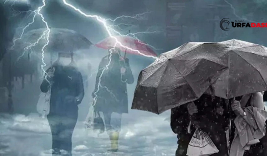 Şanlıurfa Valiliğinden Kuvvetli Sağanak Uyarısı