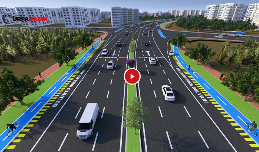 Şanlıurfa’da Bisiklet Yolu Çalışmalarında Sona Doğru