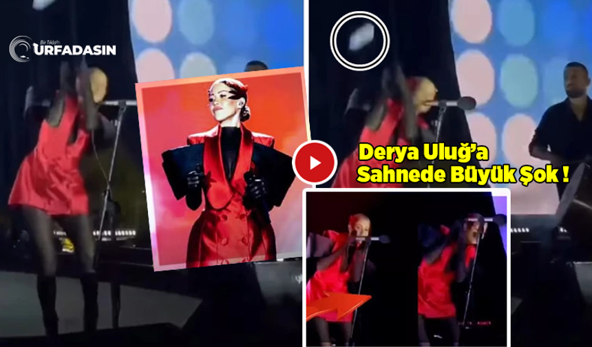 Şarkıcı Derya Uluğ'a Şanlıurfa Konserinde Su Şişesi Fırlatıldı