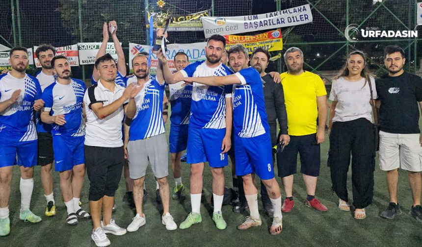 Eğitim Sen'nin Viranşehir'deki Bahar Turnuvasında Şampiyon Belli Oldu