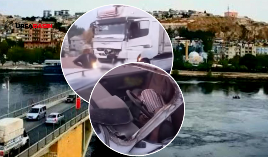 Birecik Köprüsü’nde Feci Kaza; Otomobil ile TIR Çarpıştı