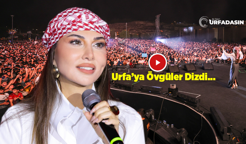 Şanlıurfa'da Konser Veren Ebru Yaşar, Urfalılara; Ne Kadar Güzel Nadar Kutsal Bir Yerdesiniz