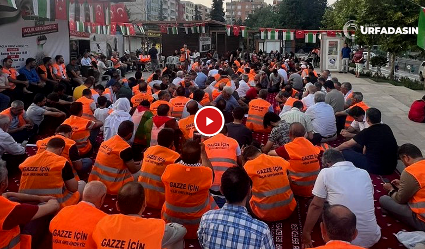 Şanlıurfa'da Gazze İçin  2 Günlük Açlık Grevi Başlatıldı !