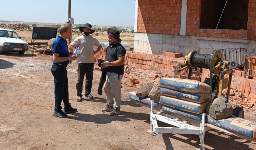 Siverek Zabıtasından inşaatlara LGS Uyarısı
