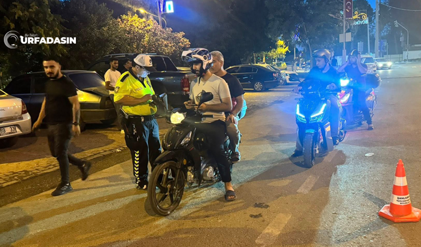 Viranşehir’de Uygulama Noktasından Kaçan Motosikletli Yakalandı