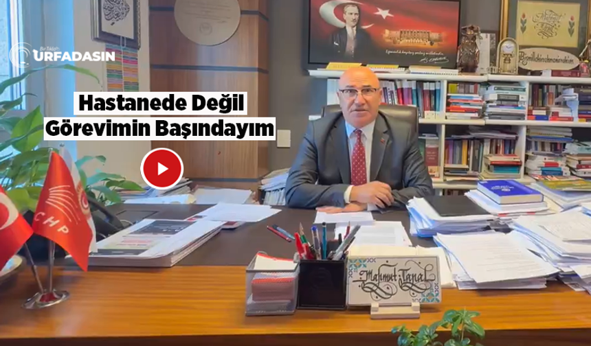 Mahmut Tanal, Hasta Olduğu ve Tedavi Gördüğü İddialarına Meclis'ten Cevap Verdi