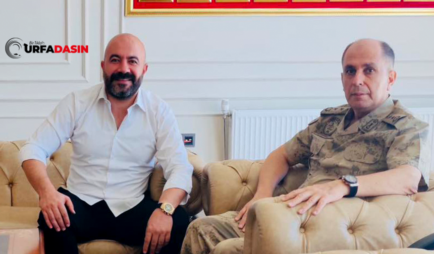 Şanlıurfa İl Jandarma Komutanına Emre Yavuz'dan Sürpriz Ziyaret