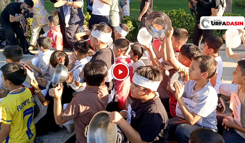 Balıklıgöl’de, Şanlıurfalı Çocuklar, Gazze´deki Akranlarının Dramına Böyle Tepki Gösterdi