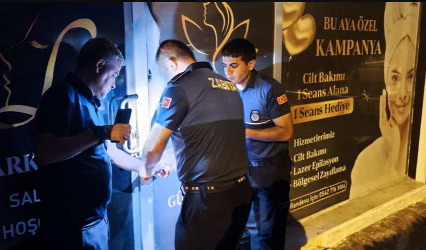 Şanlıurfa'da Güzellik Salonu ile Masaj Salonu Mühürlendi !