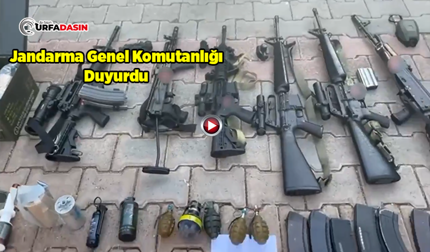 Şanlıurfa'da Cephanelik Ele Geçirildi: El Bombası, Silah, Mermi...