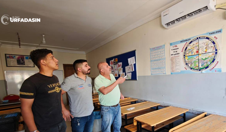 Viranşehir 15 Temmuz Okulu 1'inci Sınıf Öğrencileri Klimaya Kavuştu