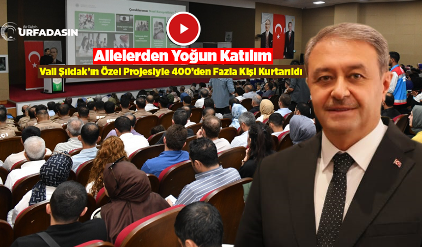 Şanlıurfa Valisi Hasan Şıldak, Bağımlılıkla Topyekûn Seferberlik Başlattı
