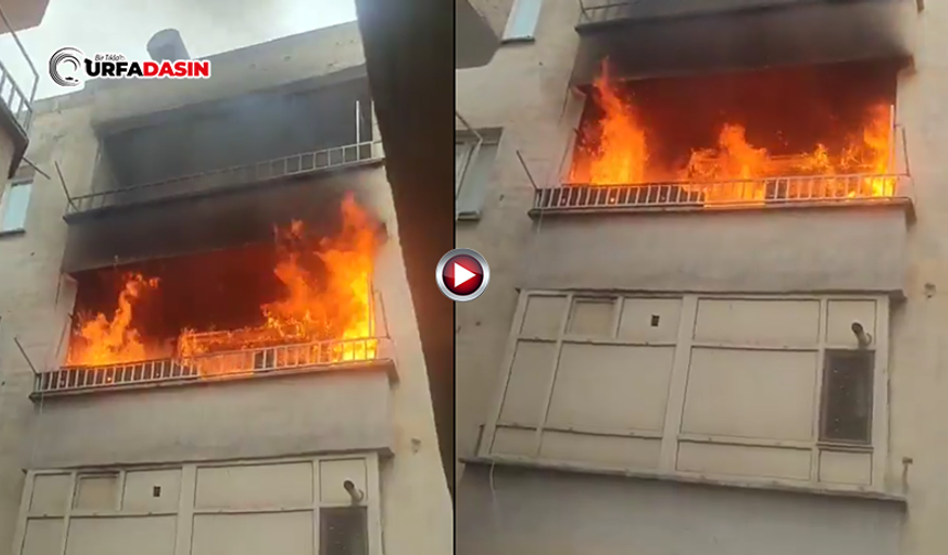 Şanlıurfa Birecik'te Apartman'ın 5. Katında Korkutan Yangın