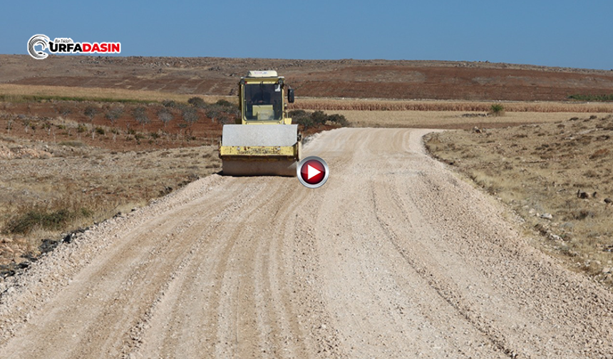 Şanlıurfa’da, Kış Öncesi Kırsaldaki Bozuk Yollar Yenileniyor
