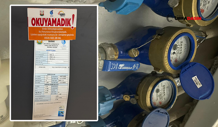 Şanlıurfa'da Okunamayan Su Sayaçları İçin Yeni Uygulama