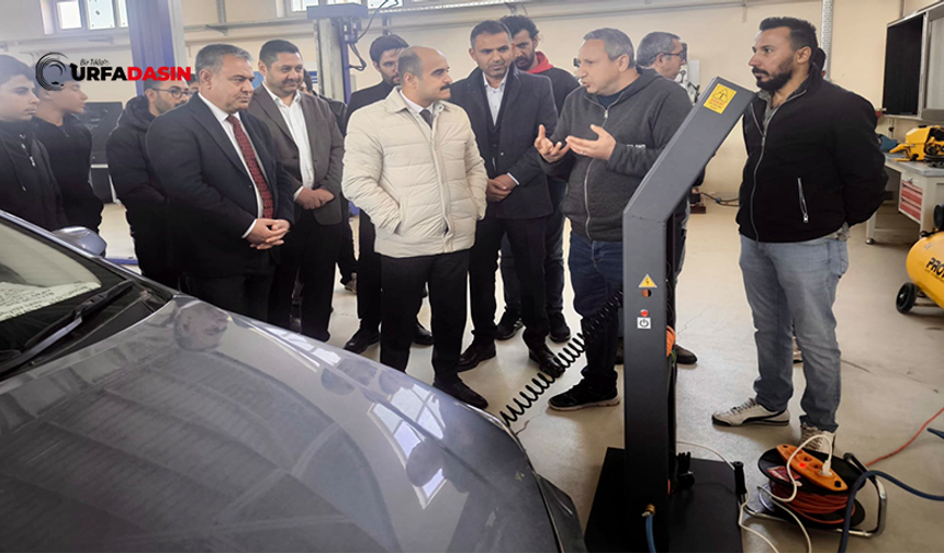 Şanlıurfa'da Öğrenciler, Otomatik Lastik Şişirme Makinesi Geliştirdi