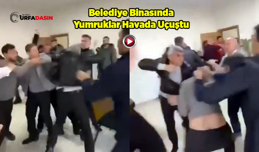 Şanlıurfa'da Belediye Personelinin Kavgası Kameraya Yansıdı