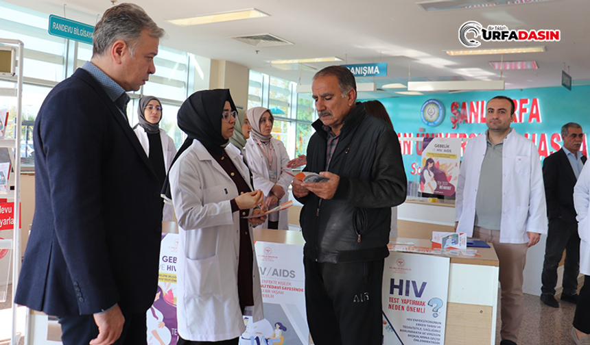 Şanlıurfa'da Önemli Uyarı: Şüpheli Teması Olan Herkes  HIV Testi Yaptırmalı!