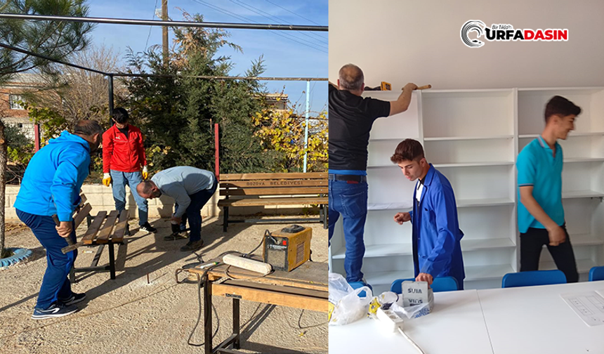 Şanlıurfa'da Lise Öğrencileri Eğitimde Dayanışmanın En Güzel Örneğini Sergiliyor