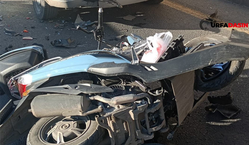 Şanlıurfa'da Motosiklet ile Otomobil Çarpıştı: 2 Yaralı