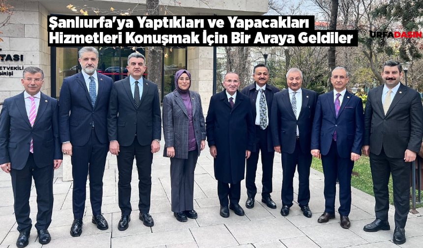 Şanlıurfa Milletvekilleri, Faruk Pınarbaşı'nın Ev Sahipliğinde Hizmet İçin Bir Araya Geldi