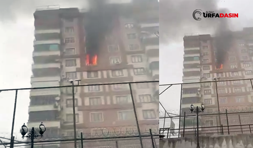 Şanlıurfa'da 14 Katlı Apartmanda Yangın