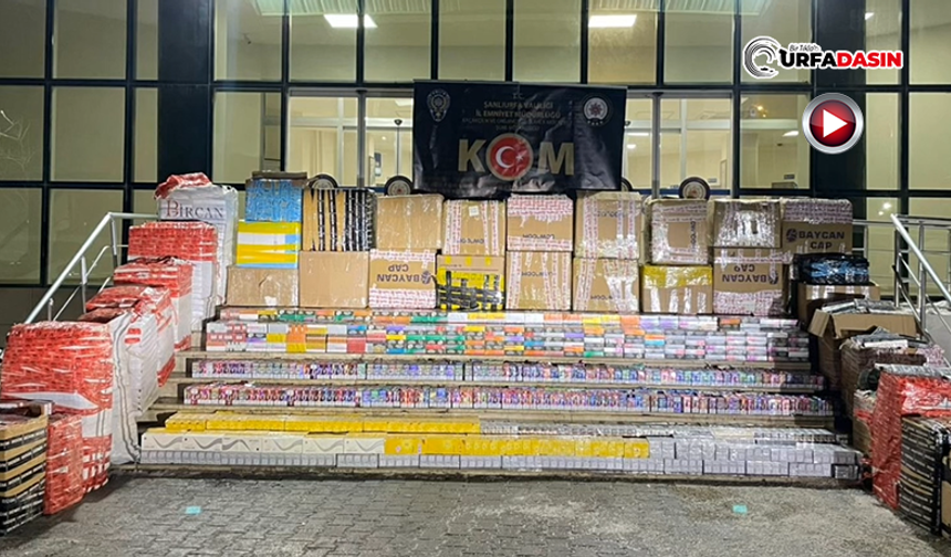 Şanlıurfa'da 15 Milyon Lira Değerinde Kaçak Ürün Ele Geçirildi