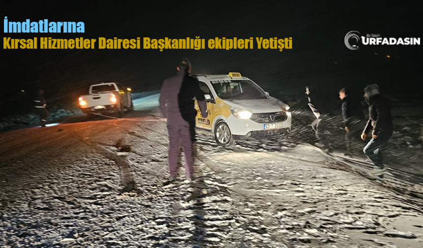 Siverek Çermik Yolunda Şarampole Düşerek Mahsur Kalmışlardı