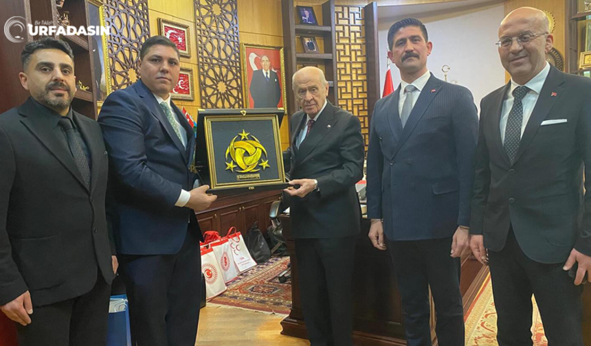 Trakya Şanlıurfalılar Derneğinden MHP Lideri Bahçeli'ye Ziyaret