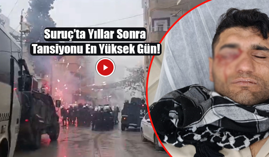 Suruç’ta Kobani Eyleminde 1 Kişinin Gözüne Kapsül İsabet Etti