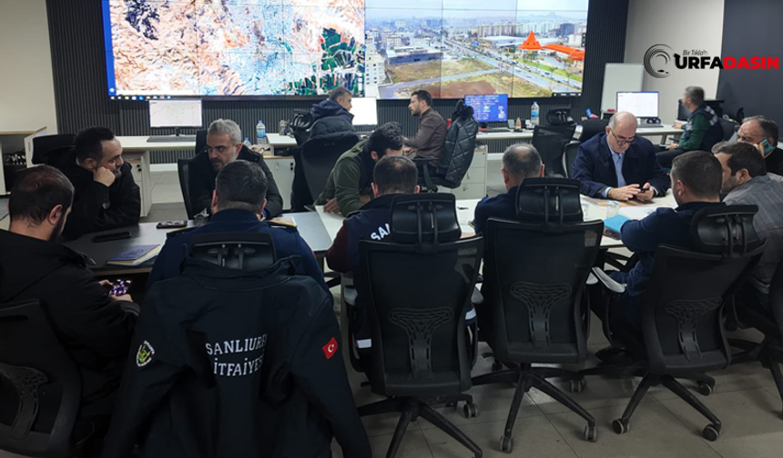 Şanlıurfa Büyükşehir Kar Yağışı Öncesi Alarma Geçti !