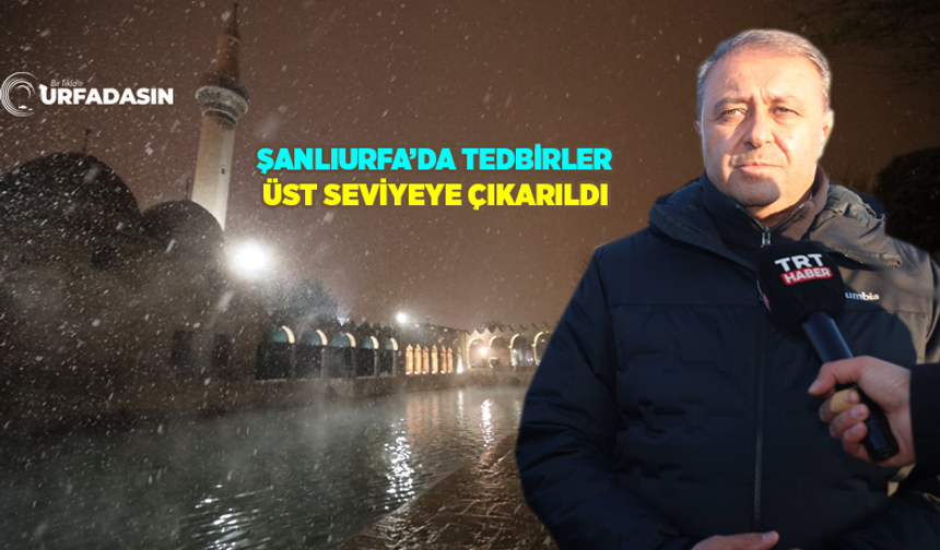 Viranşehir–Diyarbakır ve Viranşehir–Şanlıurfa Yolunda Kar Yağışı Etkisini Artırdı