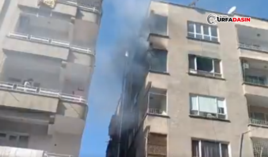 Şanlıurfa'da Apartmanda Yangın Paniği